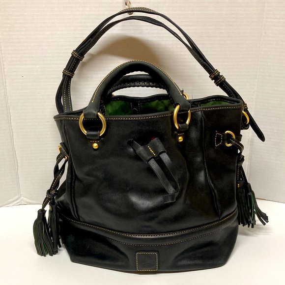 DOONEY BOURKE Florentine Buckley Drawstring BAG Elegant Black